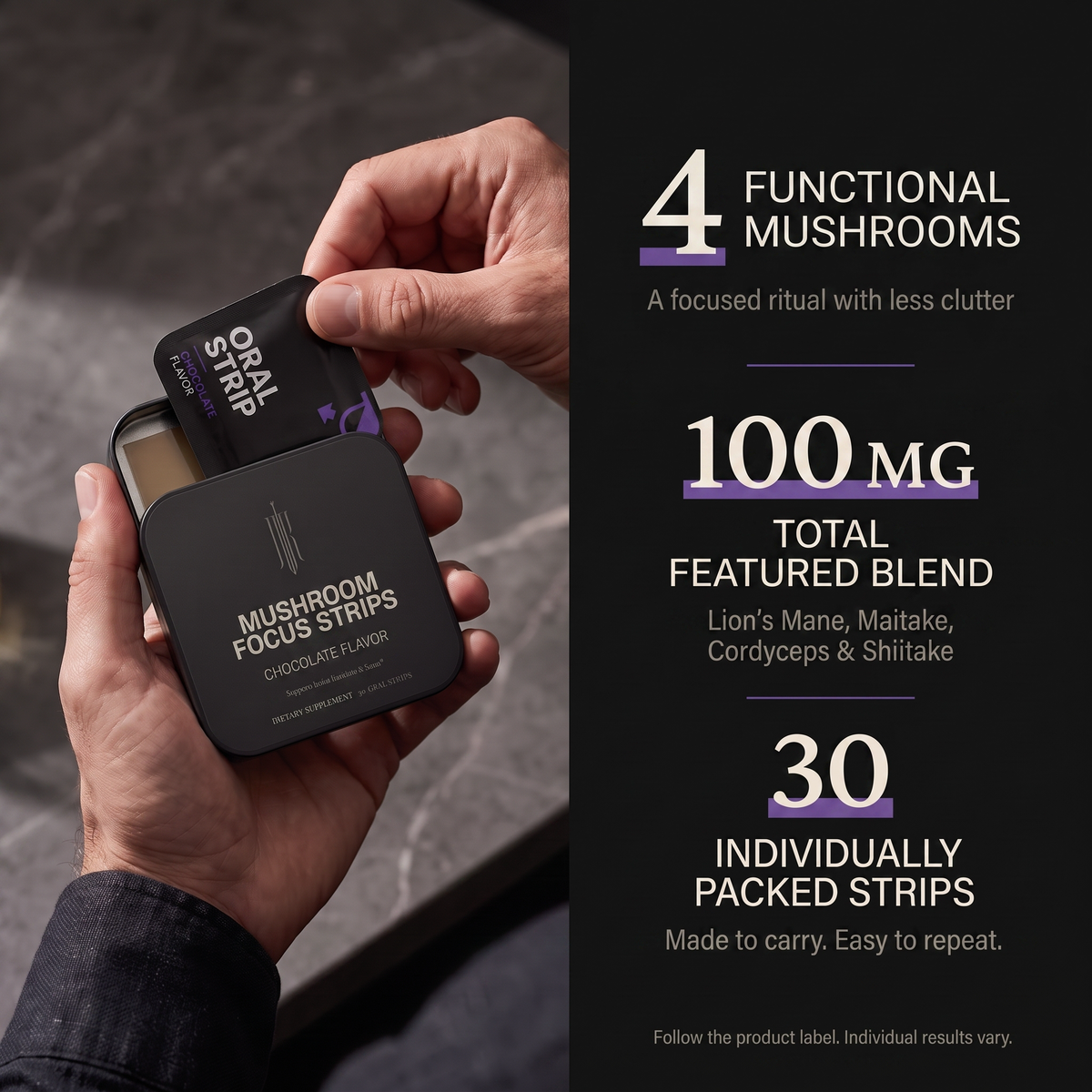 Mushroom Focus Strips