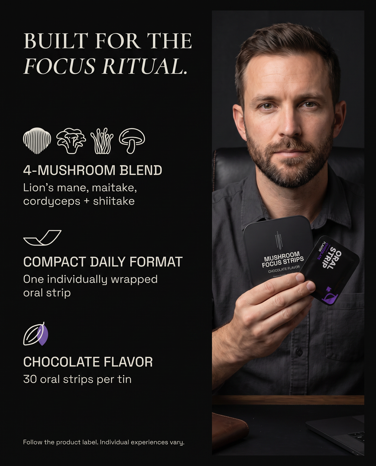 Mushroom Focus Strips